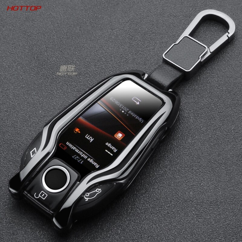 Metal + silica gel Car LED Display Key Cover Case ... – Grandado