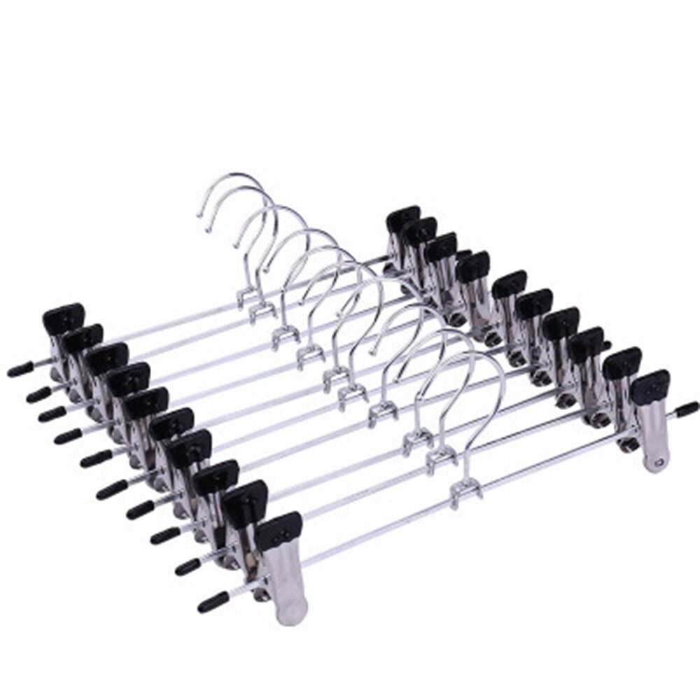 clothes hanger clothes hangers for closet 10PCS Metal clips Coat Skirt Dress Blouse bulk shirt hangers cabide: Default Title