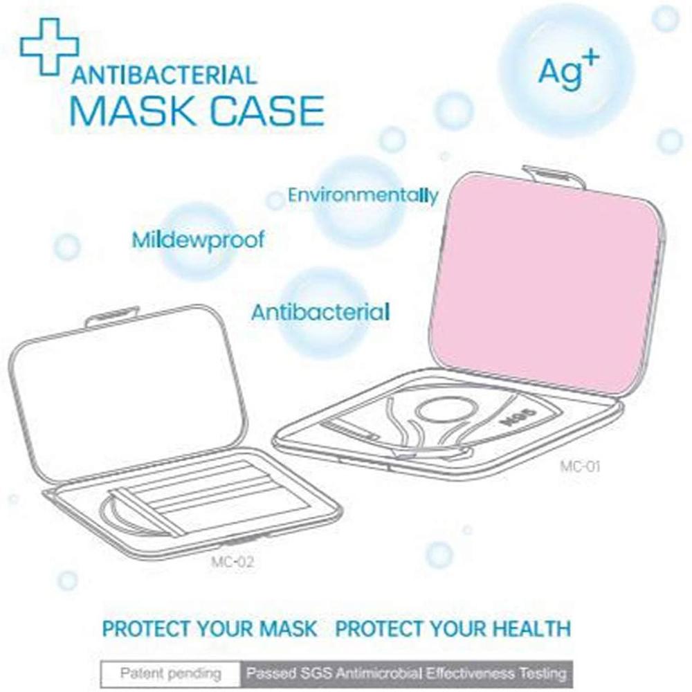 4PC Portable Mask Storage Bag Mask Cover Case Funda Mascarilla Estuche Mascarilla Facemask Case Face Mask Storage Mascarillas