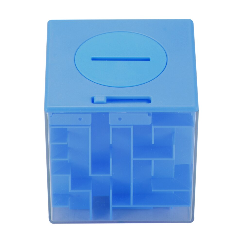 Enfant 3D Cube Puzzle labyrinthe argent labyrinthe boîte à pièces Cube Puzzle économiser tirelire cerveau tempête jeu enfant jouet