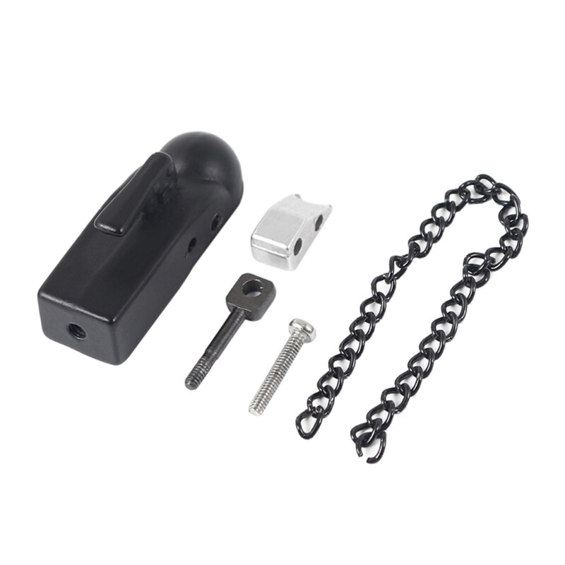 Attelage Remorque Pour Voiture RC 1/10 - Métal - Compatible TRX4, 90046, 90047 - Noir