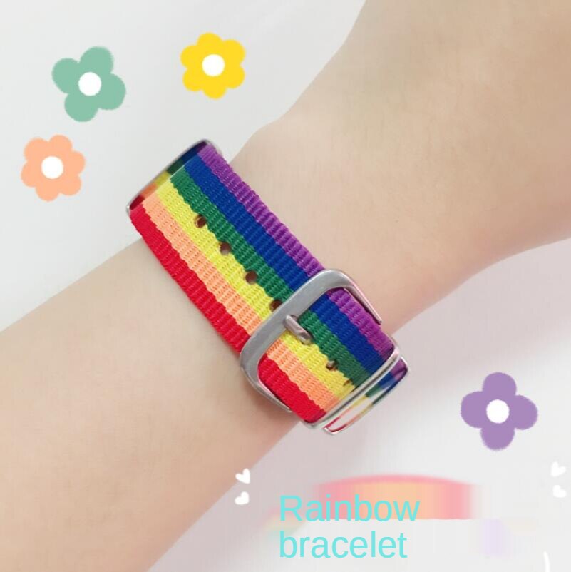 Ins Nepal Rainbow Weave Mannen Vrouwen Armband Paar Vriendschap Sieraden