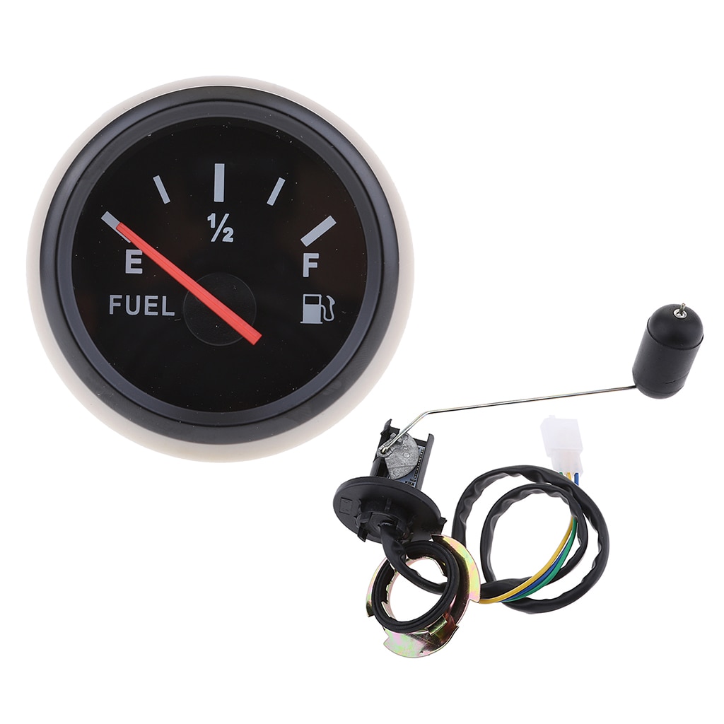 Jauge de niveau de carburant pour bateau, 2 '/52mm, 12V, Kit universel avec capteur et transmetteur
