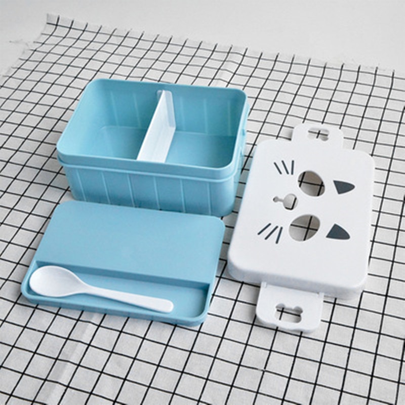 Plastic insulated lunch box for kids school bento box heated women portable thermo food container For Office And Home lunchbox