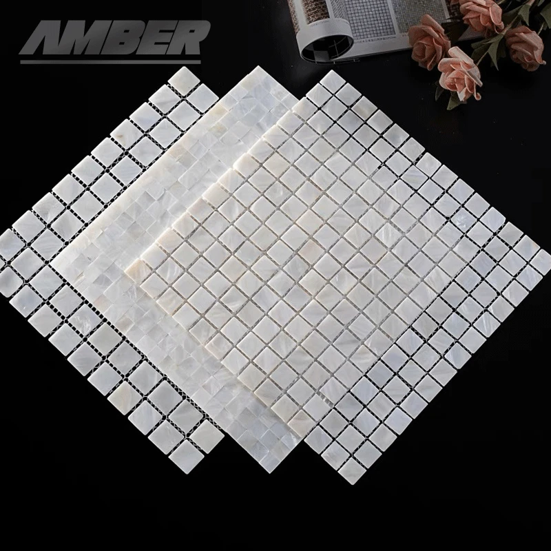 Muszla mozaika masa perłowa naturalna kuchnia backsplash tapeta płytka łazienka tło prysznic dekoracyjny arkusz płytki ścienne