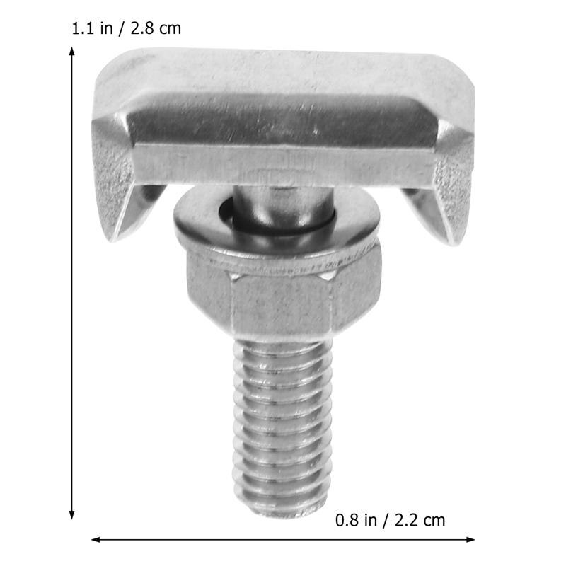 2pcs Car Screw T-Bolt Battery Cable Terminal Stainless Steel Automobiles Bolts Car Accessories