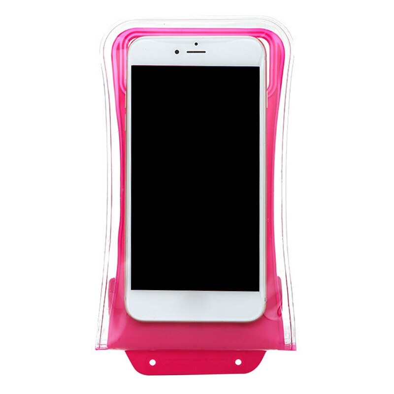 Waterproof Summer Cell Phone Swim Bags Swimming Case For Cell phone Sealed Pack Underwater Cell Phone Pouch Dry Bag: Rose Red
