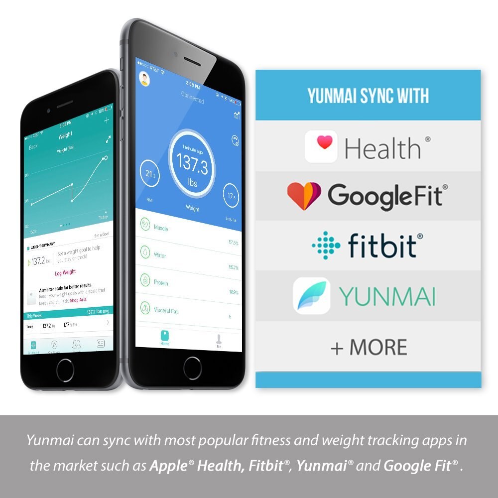 bathroom Smart Yunmai Mini Scale Digital Body Fat Weight Scale Body Balance Human Weighing Scales Floor Balance Connect