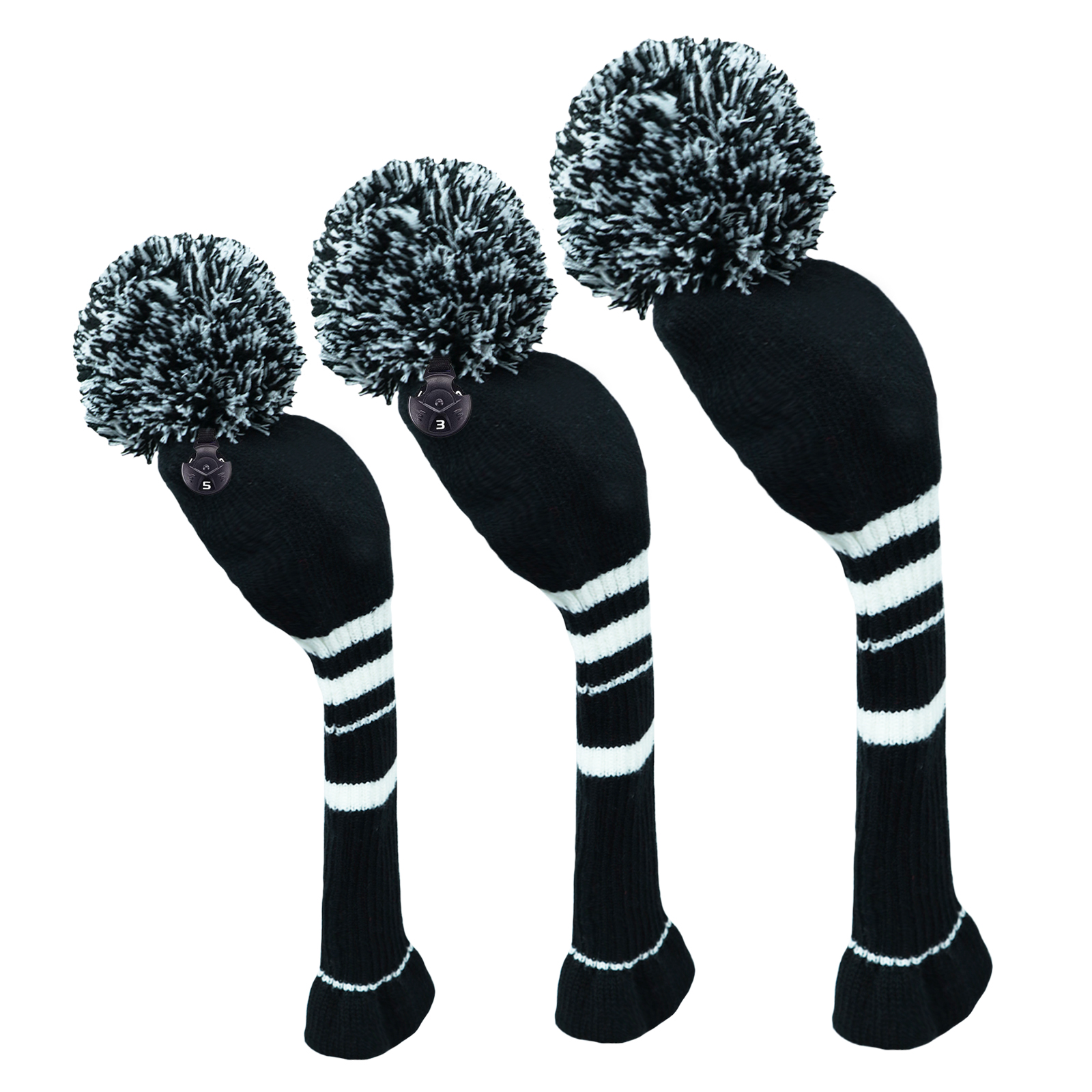 Pom Golf Club Covers Headcovers Set #1 #3 #5 Voor Driver Fairway Hybrid Putter Headcover 1 3 4 5 7 X