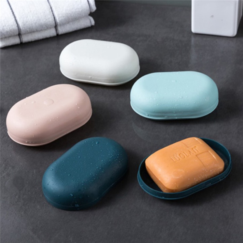 Plastique salle de bain douche savon boîte plateau plat rangement support plaque maison voyage
