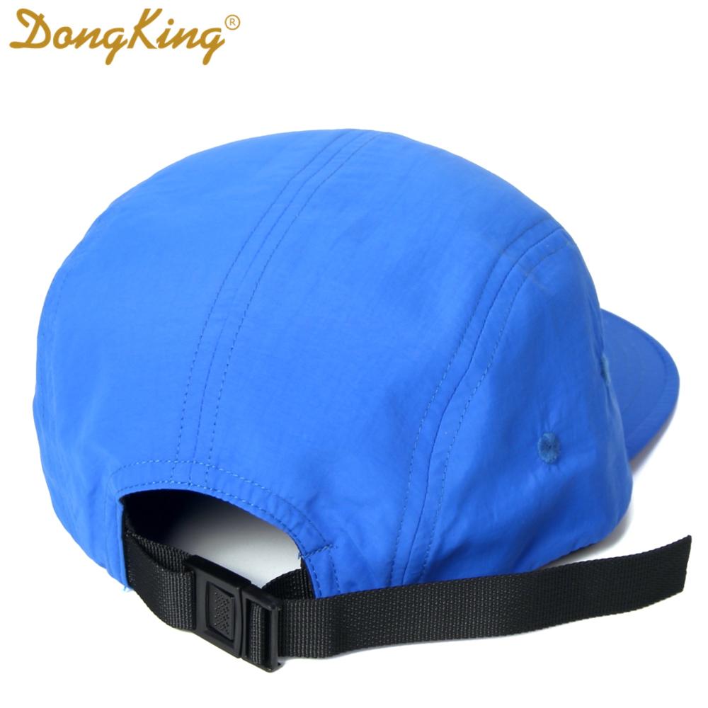 Dongking 5 Panelen Classic Baseball Cap Korte Rand Baseball Cap Taslon Splash Proof Stof Snel Droog Hoed Flat Bill big Size