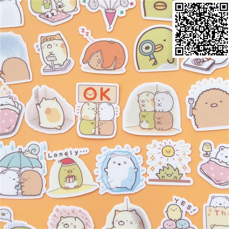 Neue Trendy Cartoon microorganis Aufkleber Spielzeug für DIY Übung Buch Tagebuch 30 Blätter EINE Pack Spielzeug Für Kinder Bunte Spielzeug aufkleber