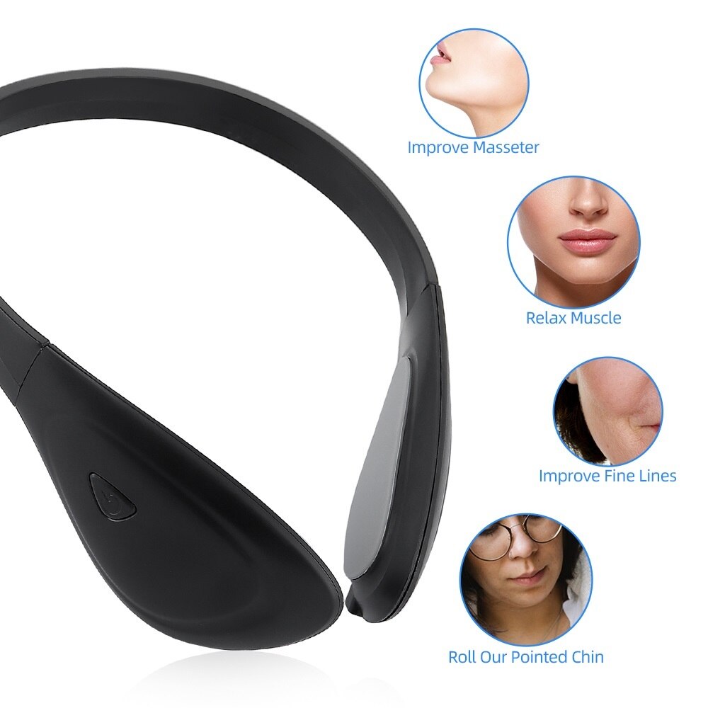 Face Slimming Vibration Massager Masseter Exerciser Bady Fat Remover Facial Muscle Relaxation Machine V-Face Lifting Slimmer