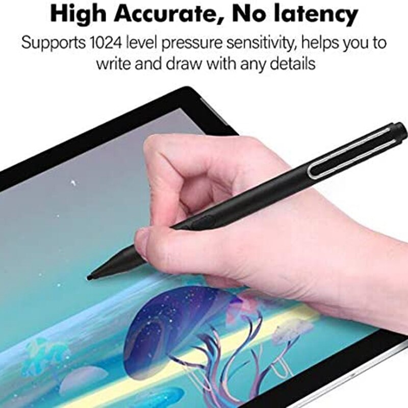 Smart Press Pen for Surface Pro 4/5/6 Pen Press Sn Stylus for Drawing Writing Graphic Rechargeable Tablet Pencil