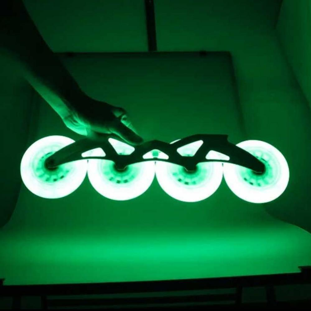 SEBA-ruedas de patinaje de velocidad en línea para adultos, patines con luz LED intermitente, 80/76/72mm, 2 piezas