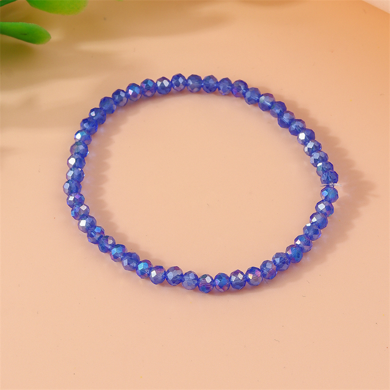 Pulsera de cuentas hecha a mano para mujer y hombre, decoración de joyería, de la amistad, Festival: Cobalto violeta