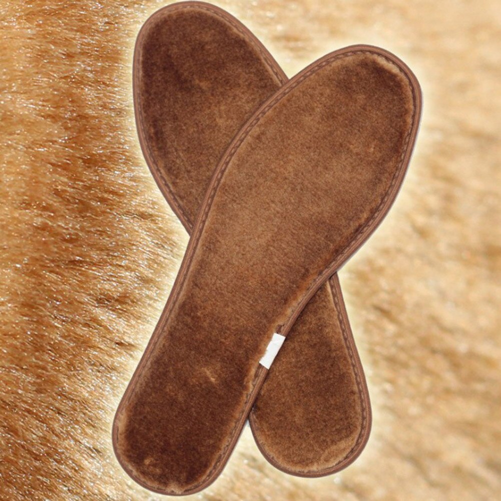 Verdikte Wol Inlegzolen Unisex Winter Kasjmier Thermische Imitatie Bont Schoenen Pad Fleece Houden Warming Vrouwen Mannen Toevallige Boot Inlegzolen