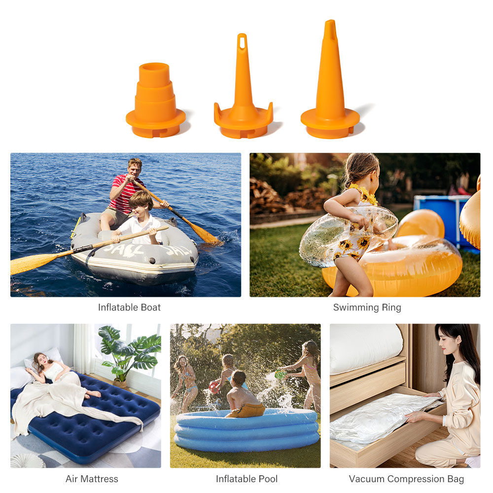 CYCPLUS Portable Pump Air Compressor Electric Inflator 4000mha Rechargeable for Inflatable Boat Mattress Swiming Ring Raft Bed