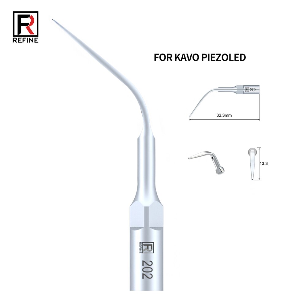 För kavo piezoled dental ultraljud scaler handpiece spets skalningsspetsar 201 202 203 ta bort supragingivala tänder rengöra hälsa