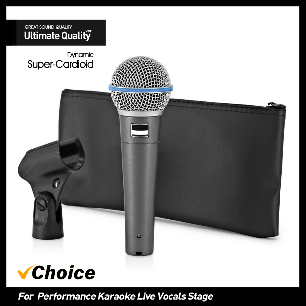 BETA58A BETA58 TOP Professionele Super-Cardioid Dynamische Bedrade Microfoon Voor Karaoke Live Zang Stage Performance Microfoon