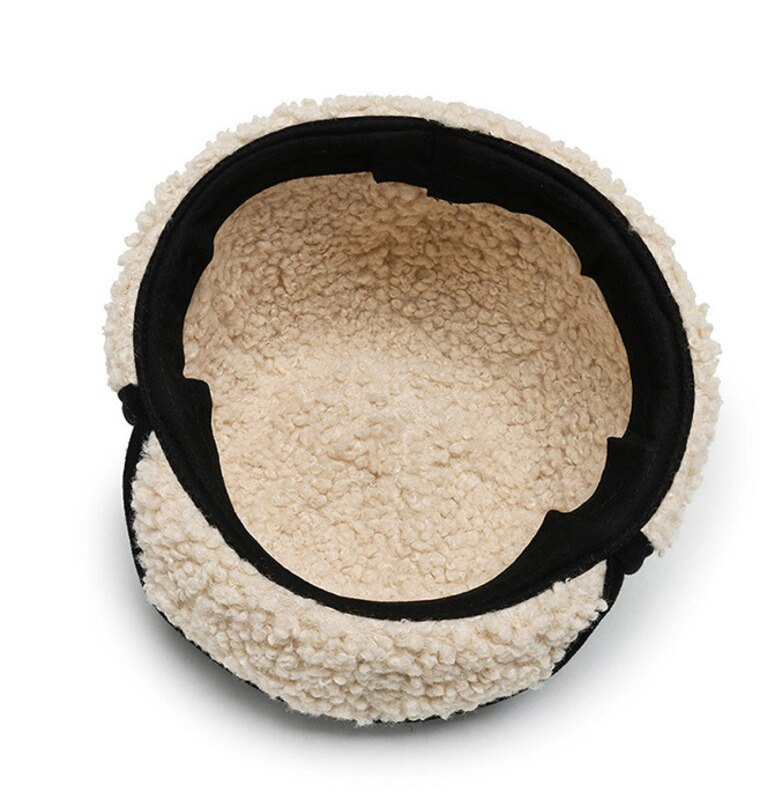 Cappello da cacciatore invernale da donna Ushanka bombardiere cappelli di pelliccia cappello da neve elastimo per tempo freddo unisex