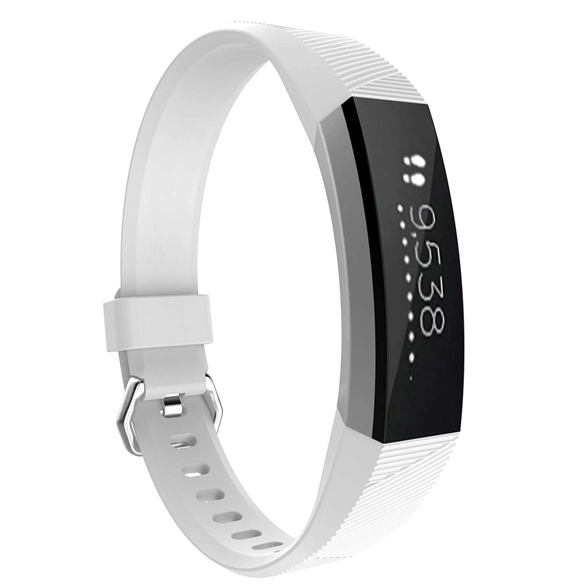 Fitbit-Reloj de pulsera de , repuesto de cristal pequeño, cierre de correa para Fitbit Alta HR, 5 colores,: Blanco