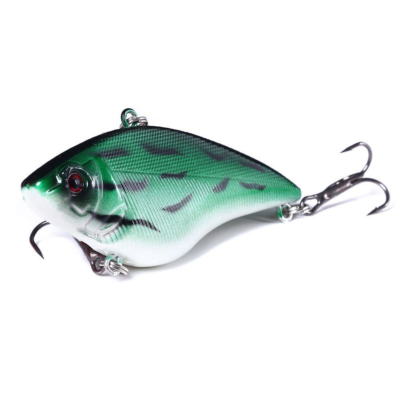 1Pcs 7Cm 16G Vib Vissen Lokken Rattlin Vib Harde Aas Lange Shot Wobbler Crankbait Isca Kunstmatige Baars: B