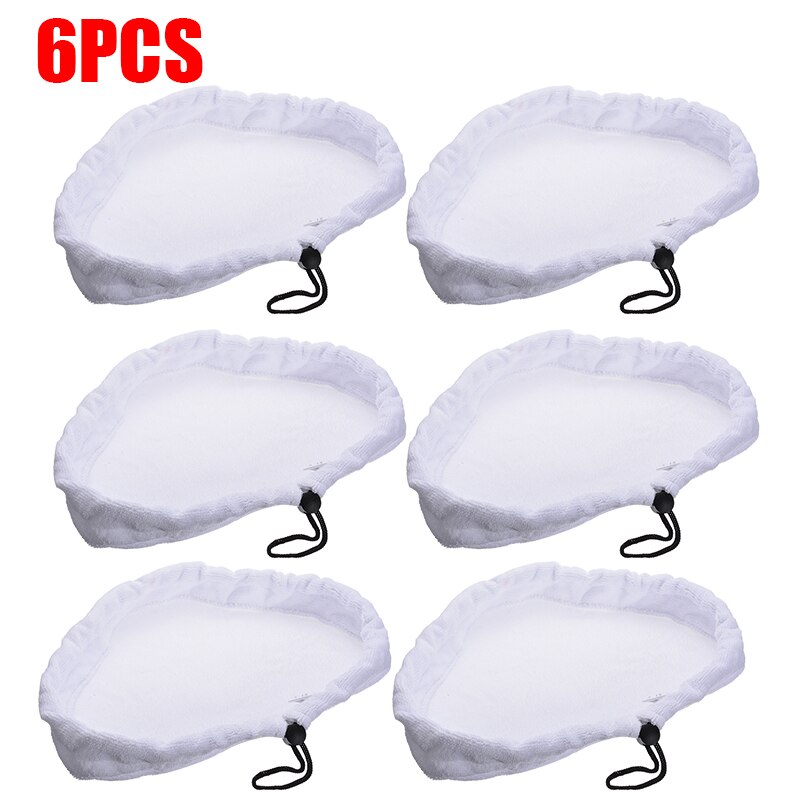 6PCS Mop Cloth Replacement Pads Steam Mop Triangle Pads Household Mop Head Cleaning Pad Floor Cleaning Supplies