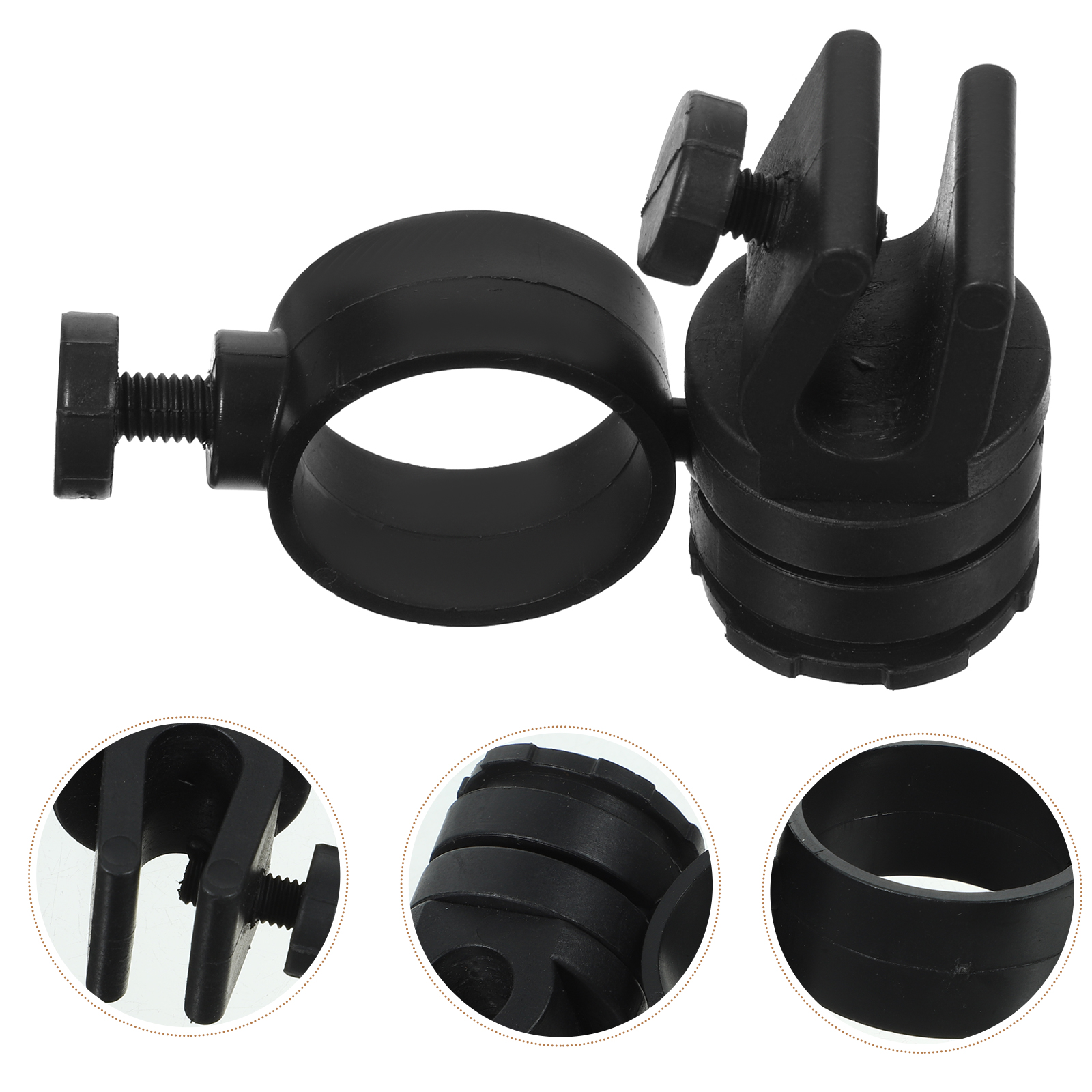 Hard Hat Flashlight Holder Headlamp Clips Hook Mount Stand Accessories for Headlight Abs Hardhat: Default Title