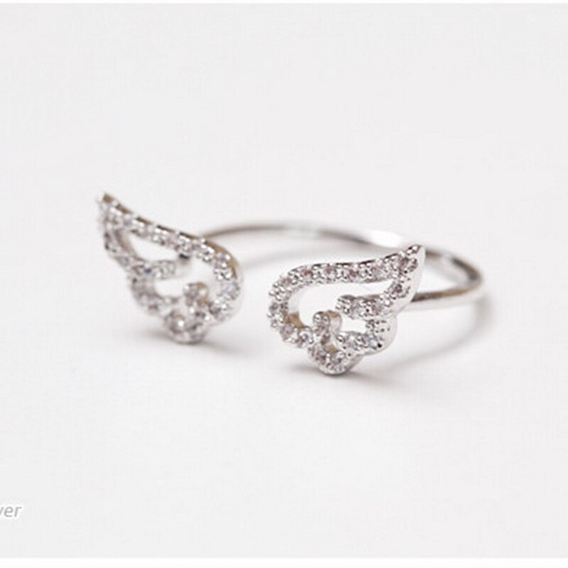 Silber Farbe Tanzen ziehen um Schmetterling Ringe zierlich Insekt Minimalistischen Ringe Für Frauen Französisch Jewlery 2022 Trend Anillos: Stil27