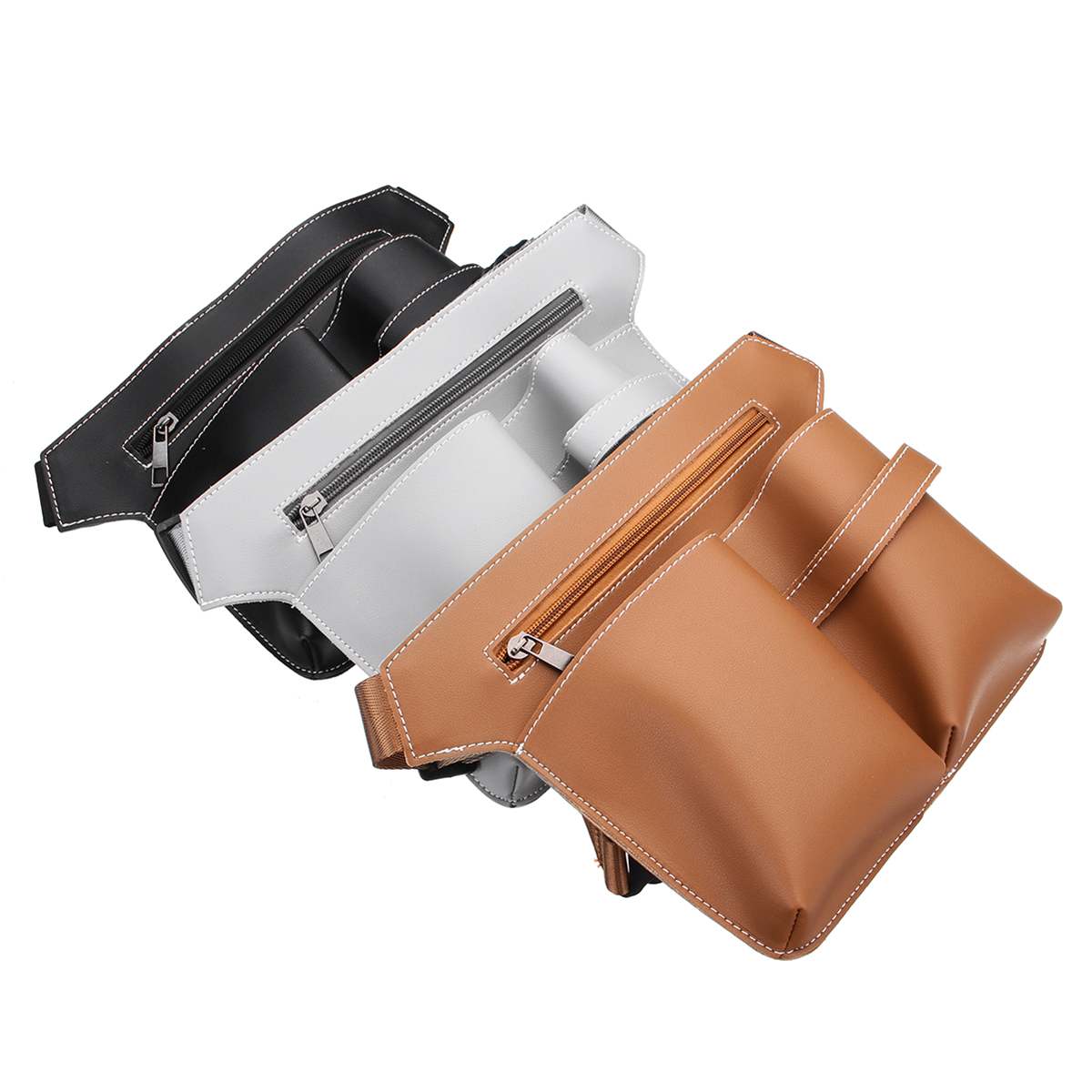 Hair Scissor Bag Clips Comb Case Hairdressing Barber Hair Scissor Holster Pouch Holder tool Salon Waist pack Belt PU Leather Bag