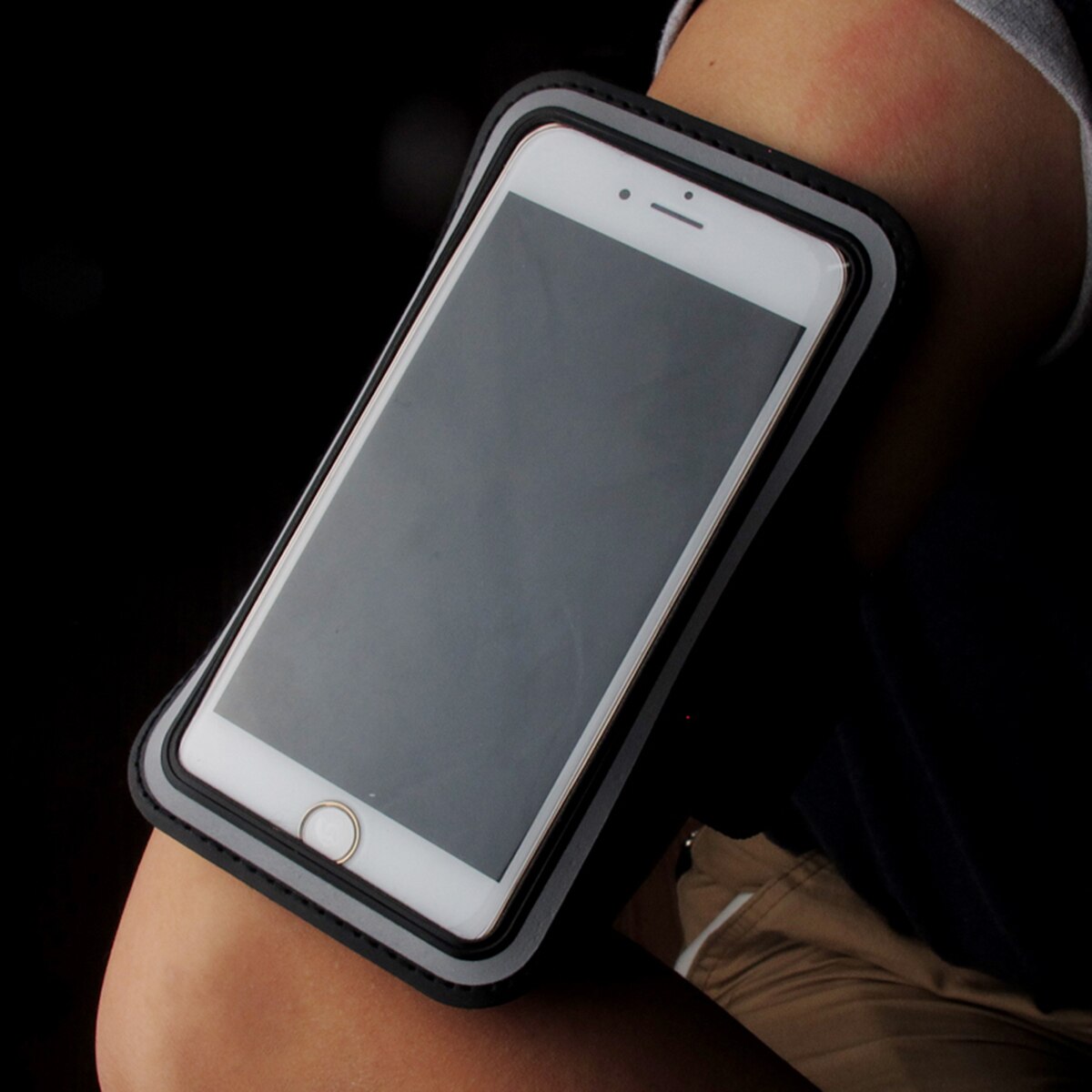 Waterproof sports arm with mobile phone for iphone xiaomi huawei 5 inches or less equipped with sports belt bag