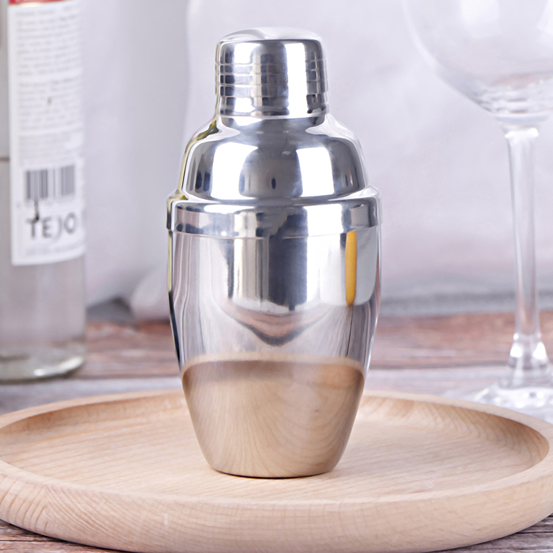 250ml Stainless Steel Hand Shaker Cocktail Shakers Stirrer Diy Milk Tea Drinks Mixing Glasses Bar Measure Cup Wine Mixing Tool