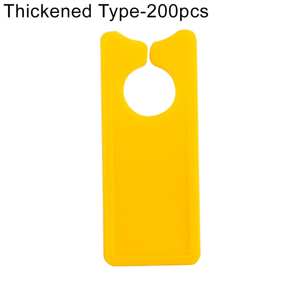 200Pcs Pack Labels Melon Fruit Multifunction Portable Sample Board Orchard Plant Sticker Garden Decoration: Yellow Thicke