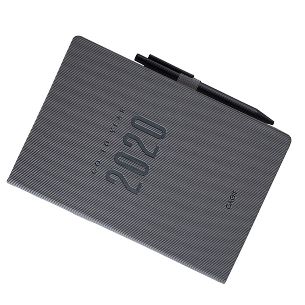 1Pcs A5 Planner Efficiency Agenda Schedule Notebooks Diary Stationery for School Office(Black): Picture 1