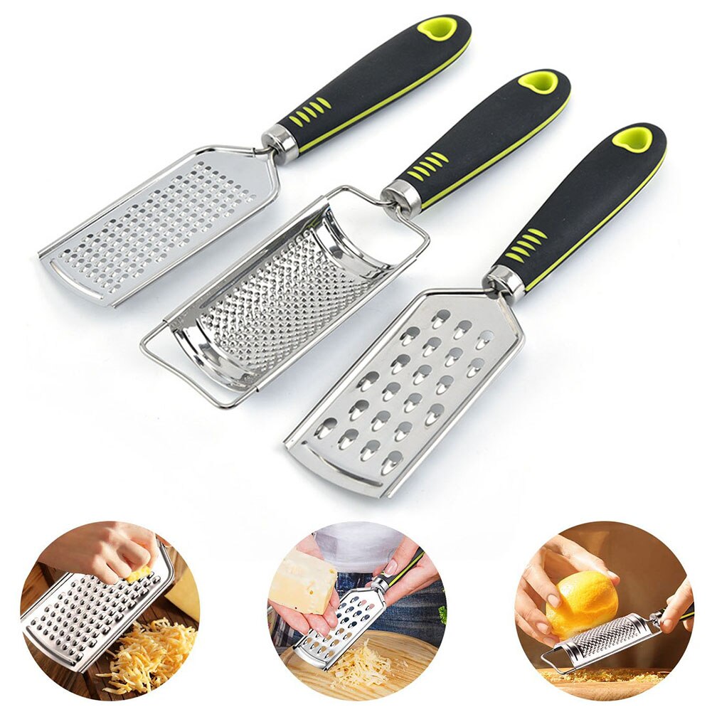 3 Pc Kaas Rasp Rvs Scherp Groente Fruit Kaas Cutter Kitchen Tools Aardappel Rasp