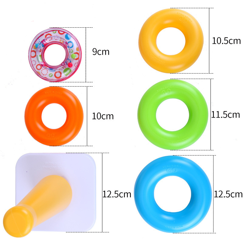 Rainbow Rock-A-Stack,Baby Educational Stacking Toy Rings, Suitable for 6 Months+