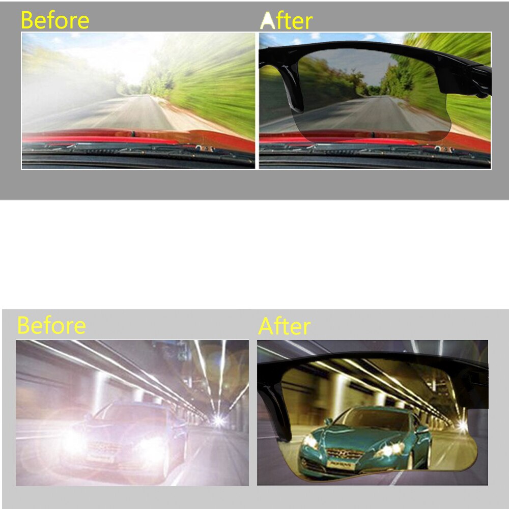 Nattsynsbriller beskyttelsesutstyr solbriller nattesynsdrivere beskyttelsesbriller kjørebriller interiørtilbehør antirefleks