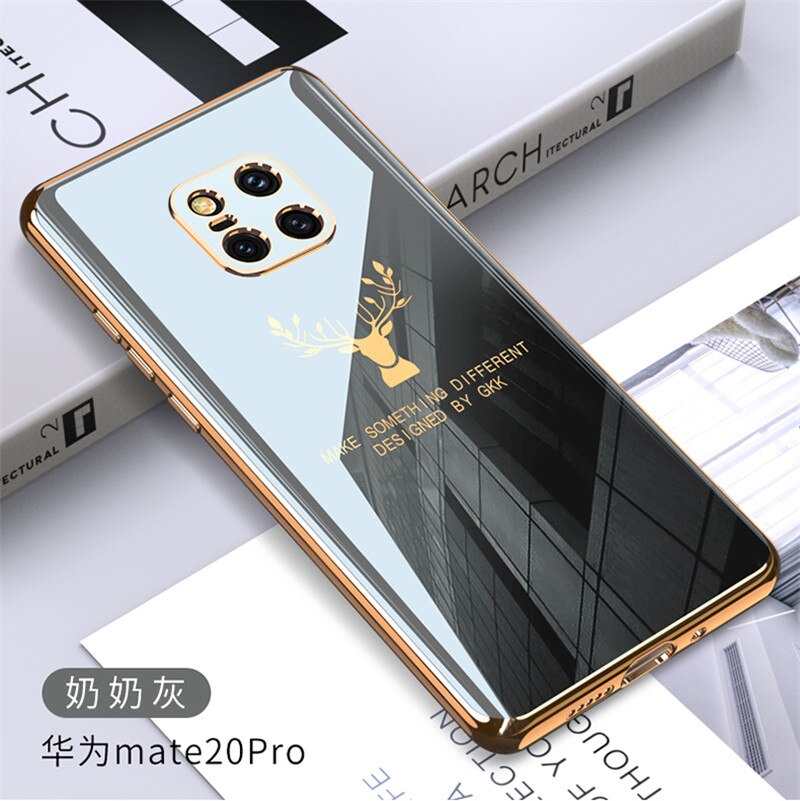 Gkk Zachte Siliconen Shockproof Phone Case Voor Huawei Mate 20 Pro Electroplated Tpu Bescherming Cover Voor Huawei Mate 20 Case fundas