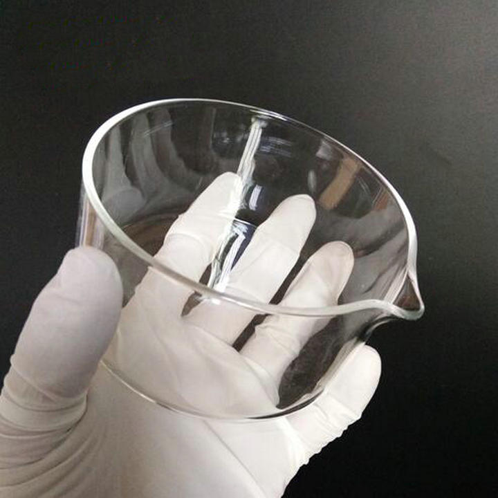 Glas krystal fad, krystalliserende fad plat bund med tud til laboratorie dia 60/90/100/125/150/180mm
