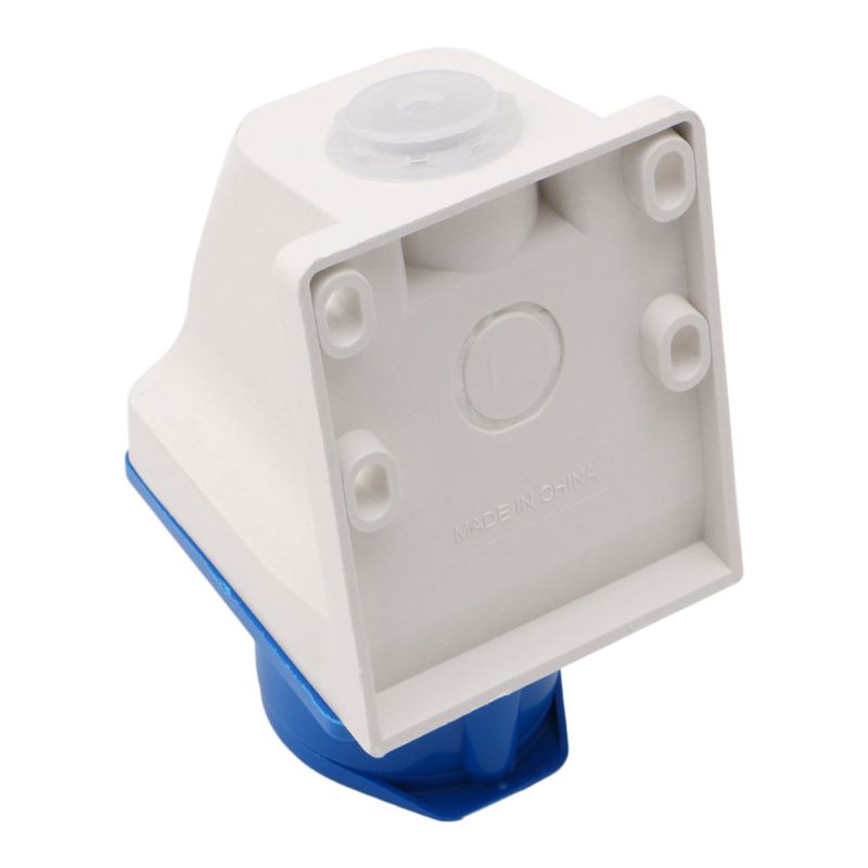 16A 3 Pin Industrial Socket 220-250V Waterproof IP44 2P+E 3 Phase Surface Mount Socket