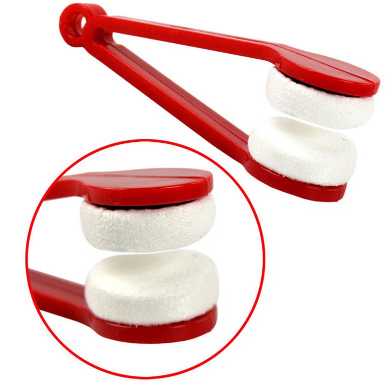 Multifunksjonelle mini bærbare briller rengjøring rub mikrofiber rengjøringsmiddel tørke briller rengjøring verktøy briller børste biltilbehør