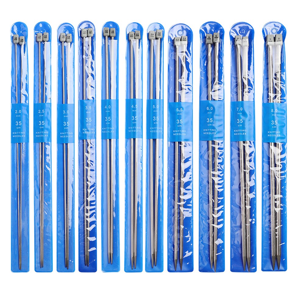 Sewing Hand Crochet Hook Set Kit DIY Crafts Tools Cross Stitch Knitting Needles Sewing Kit Hand Crochet Hook Set: 35cm