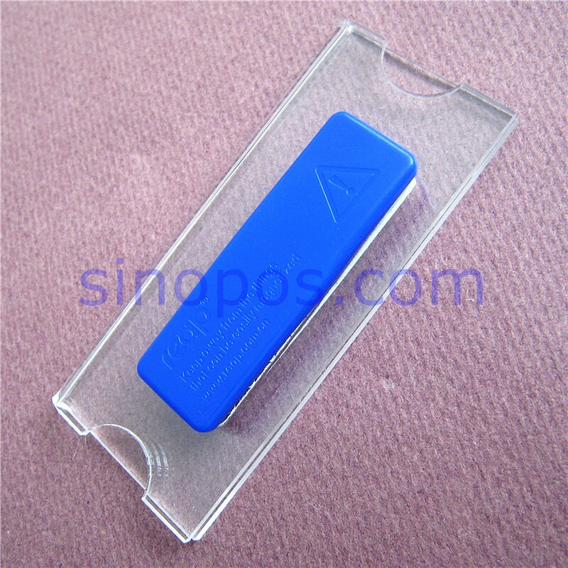 Magnetische Acryl Badge Houder, identiteit naam plaat tag glas plastic conferentie magneet naam badge houders winkel kantoor id-kaarten