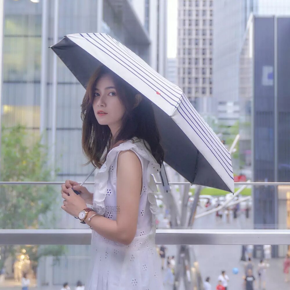 Xiaomi mijia konggu soligt paraply icke-automatisk femvikt belysning paraply män kvinnor anti-uv bärbart strandparasoll