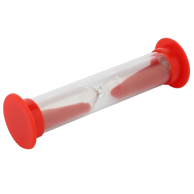1 Minute Cute Plastic Sand Timer Red
