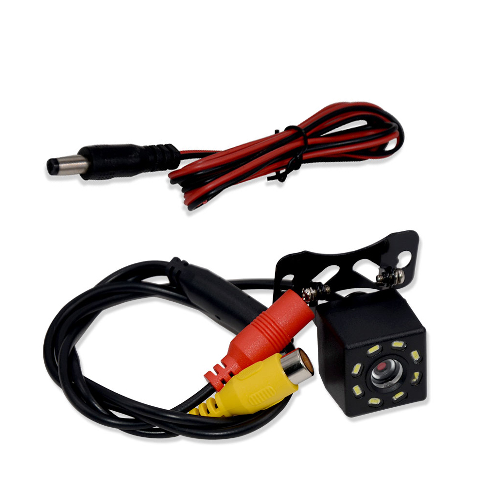 Car Rear View Camera 12LED Night Vision Reversing Automatic Parking Monitor CCD IP68 Waterproof 170 Degree High-Definition Image: Blauw