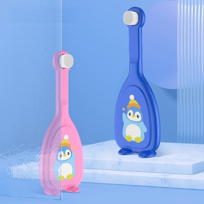 B2eb crianças escova de dentes macio cerdas finas escova de dentes dos desenhos animados escova de cuidados orais dentes branqueamento ferramenta de limpeza para crianças