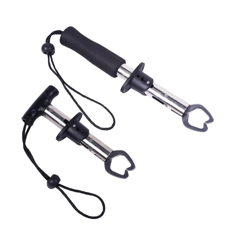 Controle visklem apparaat lokt roestvrij staal vislip gripper houder grijper tang visgerei accessoires