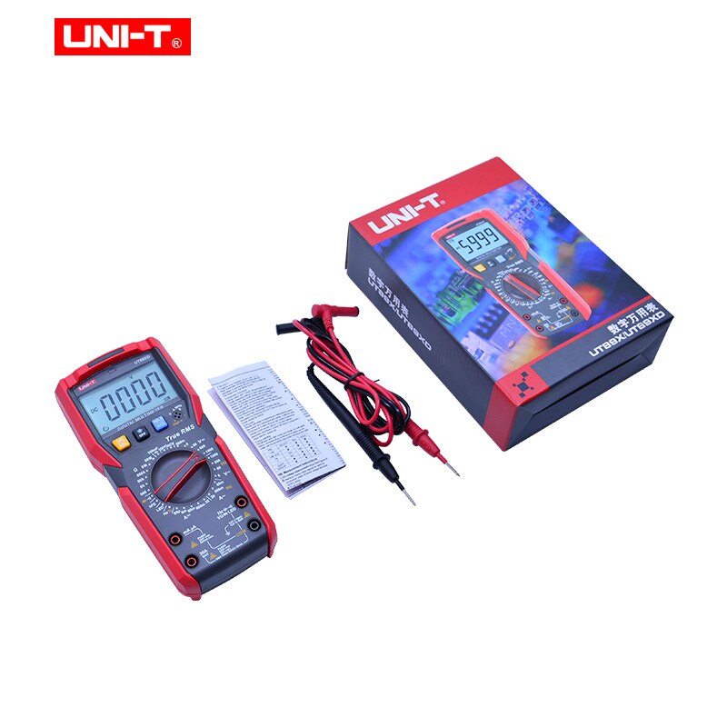 UNI-T UT89XD TRMS digital multimeter tester ac dc Voltmeter Ammeter Capacitance Frequency Resistance tester with LED testing